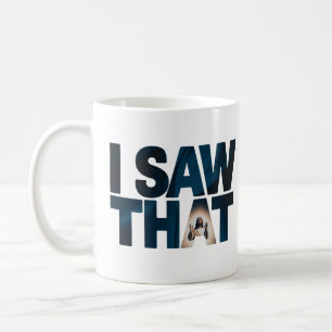 Christlicher Jesus beobachtet dich, Jesus, ich hab Kaffeetasse