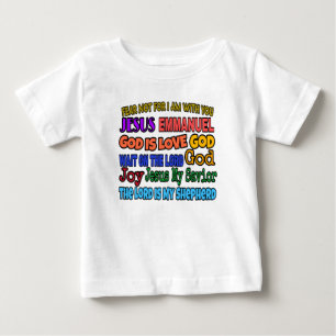 Christlicher Jesus Gott Graffiti Druck.Christlich Baby T-shirt