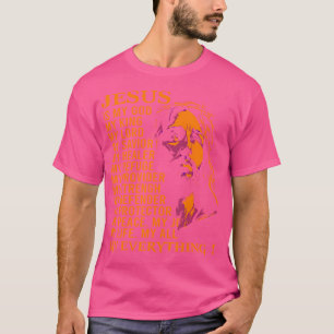 Christlicher Jesus ist mein Gott König Herr und Er T-Shirt