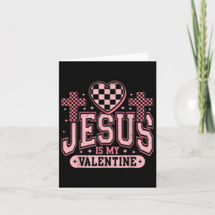 Christlicher Jesus ist mein Valentinstag Religiöse Karte