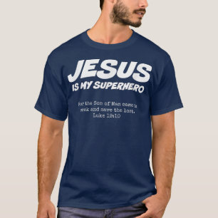 Christlicher Jesus Superhero Gift Christianity God T-Shirt