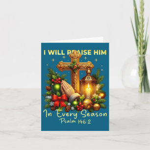 Christlicher Jesus Weihnachten Ich werde ihn jede Karte