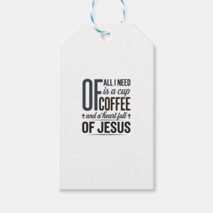 Christlicher Kaffee Jesus Zitat Vintage-Shirt-Desi Geschenkanhänger