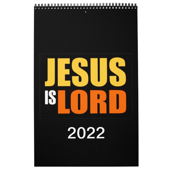 Christlicher Kalender 2022 - Fettfarben (Titelbild)