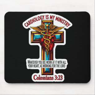 Christlicher Kardiologe Arzt Kardiologie ist mein Mousepad