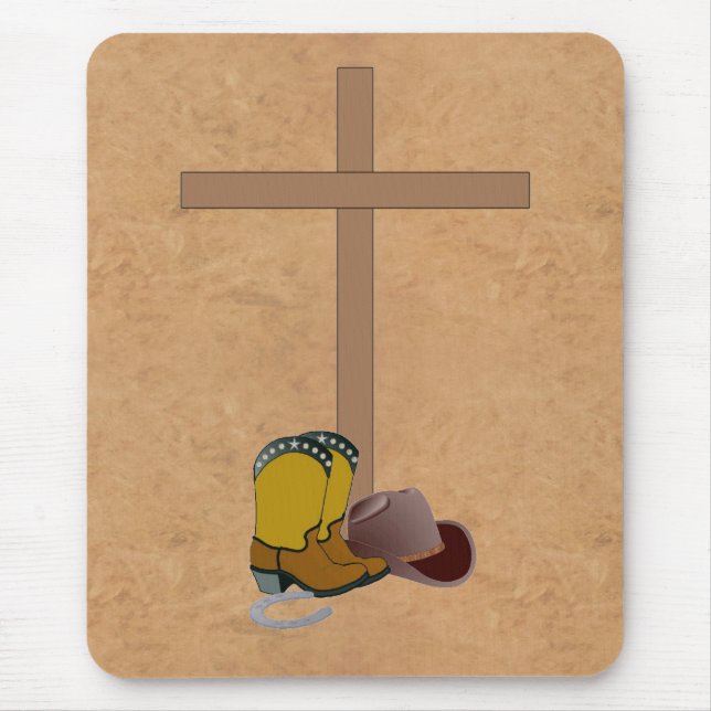 Christlicher Land-Western MOUSEPAD (Vorne)