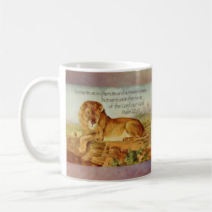 Christlicher Löwe Bibelvers Kaffeetasse