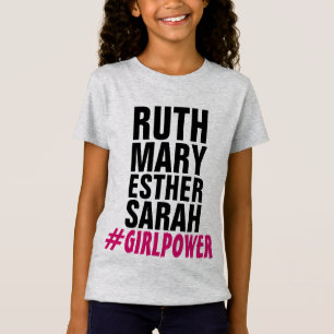 CHRISTLICHER MÄDCHENPOWER (RUTH MARY ESTHER SARAH) T-Shirt