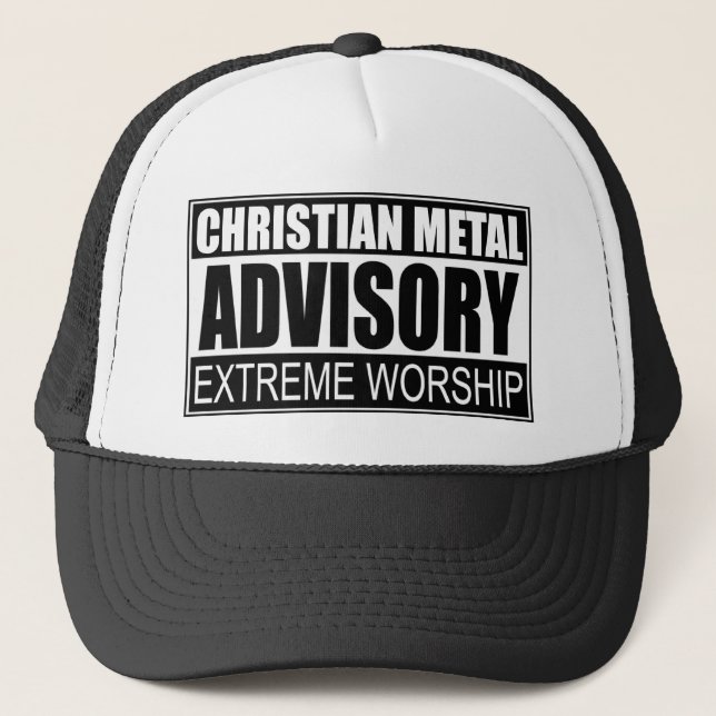 Christlicher MetallAdvisory… Truckerkappe (Vorderseite)