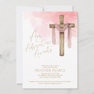 Christlicher Missionar geht weg Party Einladung