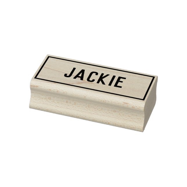 Christlicher Name Jackie Gummistempel (Stempel)