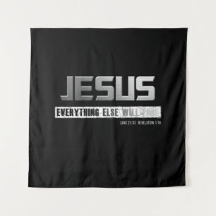 Christlicher Name JESUS Alles, was andere ersticke Wandteppich