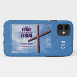 Christlicher NAME JESUS Cross | Philippinen 2:9-11 Case-Mate iPhone Hülle