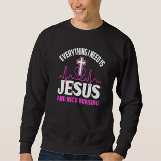 Christlicher Nicu-Krankenpfleger Jesus Religiöse N Sweatshirt