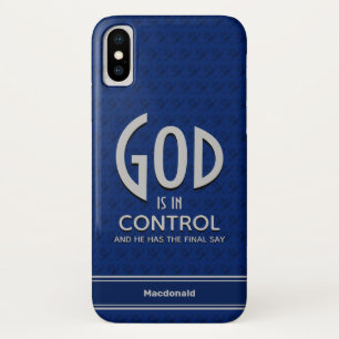 Christlicher Personalisierter GOTT IST IN KONTROLL Case-Mate iPhone Hülle