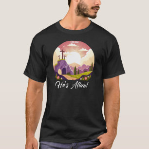 Christlicher Pessach Ostern Jesus ist lebendig T-Shirt