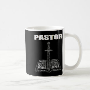 Christlicher Pfarrer Wortwolke Kirche Pastor Schät Kaffeetasse