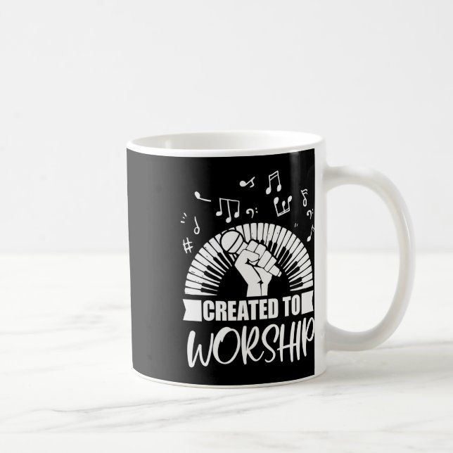 Christlicher Pianist, der Geschenke für Kaffeetasse (Rechts)