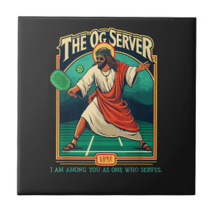 Christlicher Pickleball Jesus Fliese