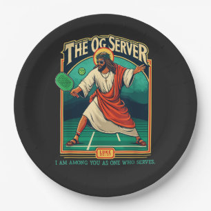 Christlicher Pickleball Jesus Pappteller