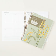 Christlicher Planer Faith Journal Yellow Flowers