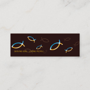 Christlicher Priester   Pastor-  Mini Visitenkarte