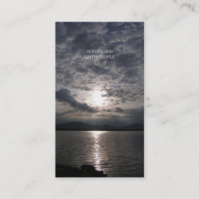 Christlicher Priester | Pastor-| Visitenkarte (Vorderseite)