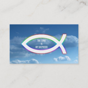 Christlicher Priester Pastor- Visitenkarte