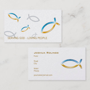 Christlicher Priester   Pastor-  Visitenkarte