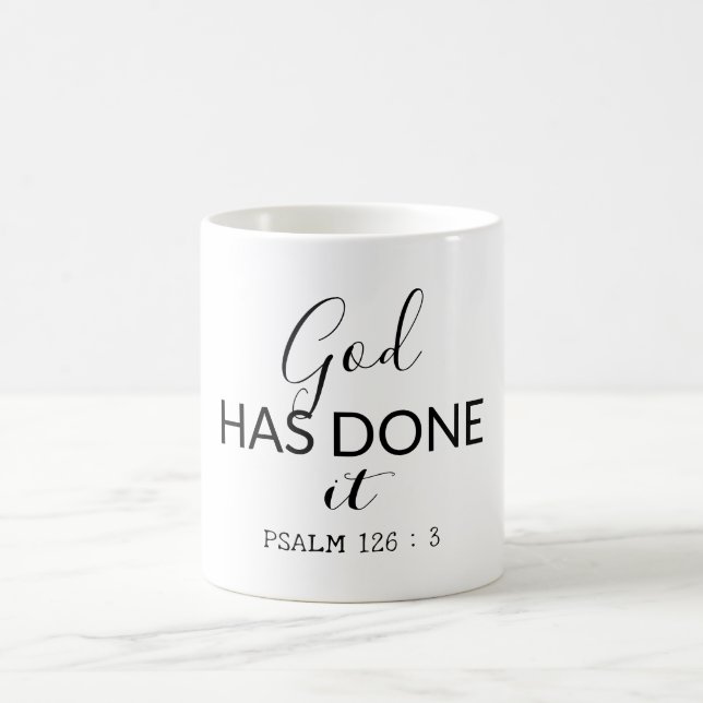 Christlicher Psalm 126 Kaffeetasse (Mittel)