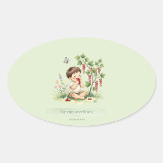 Christlicher Psalm 23:5 Aufkleber – Mein Becher fl
