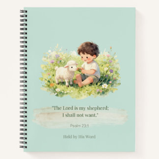 Christlicher Psalm 23 Notizbuch