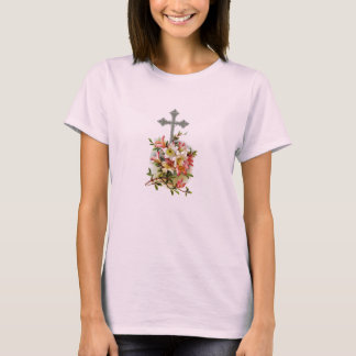 Christlicher QuerblumenT - Shirt