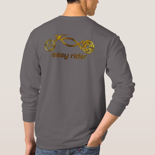 Christlicher Radfahrer T-Shirt (Rückseite)