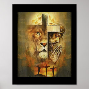 Christlicher religiöser Jesus der Löwe des Judah-K Poster
