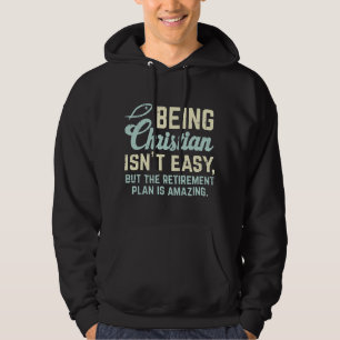 Christlicher Ruhestandsplan Gott Jesus Glaube Reli Hoodie