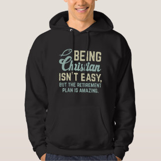 Christlicher Ruhestandsplan Gott Jesus Glaube Reli Hoodie