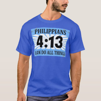 Christlicher Runner mit Bib Philippinen 413 I Kann T-Shirt
