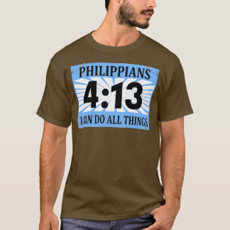 Christlicher Runner mit Bib Philippinen 413 I Kann T-Shirt
