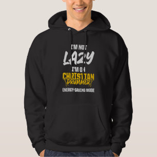 Christlicher Schlagzeuger Kirchenanbetung Schlagze Hoodie