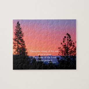 Christlicher Scripture-Bibel-Vers Creationarts Puzzle
