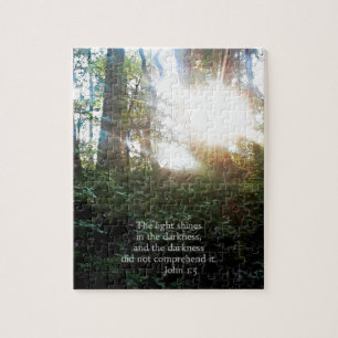 Christlicher Scripture-Bibel-Vers Sun Creationarts Puzzle