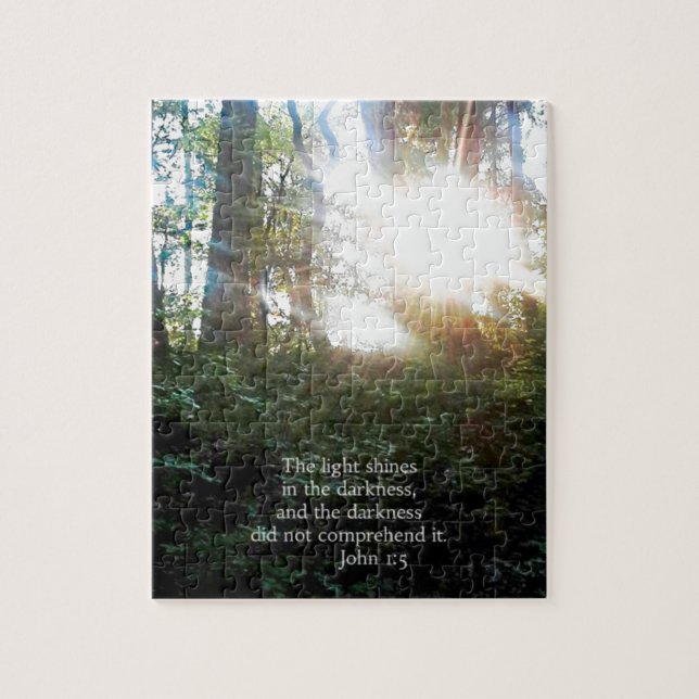 Christlicher Scripture-Bibel-Vers Sun Creationarts Puzzle (Vertikal)