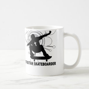 Christlicher Skateboarder Tasse