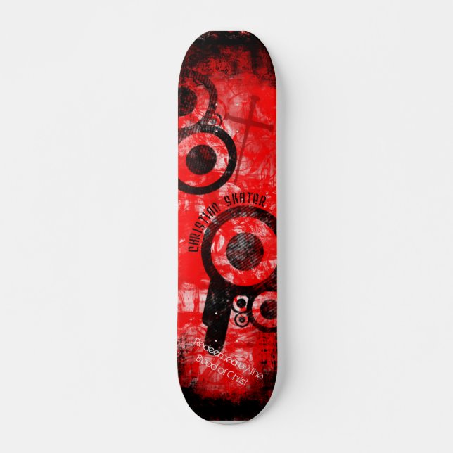 Christlicher Skater Skateboard (Vorne)
