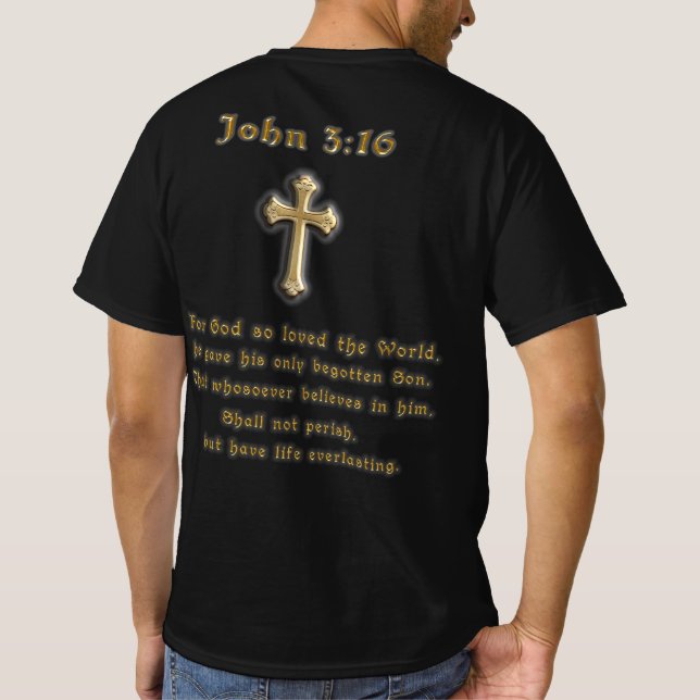 Christlicher Soldat T-Shirt (Rückseite)