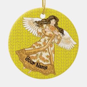 Christlicher Sommerengel Keramik Ornament