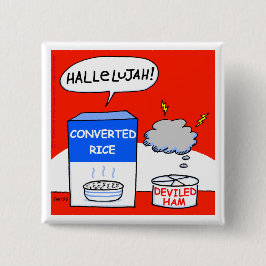 Christlicher Spaß Cartoon Funny Button