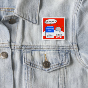 Christlicher Spaß Cartoon Funny Button