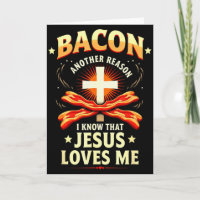 Christlicher Speck Grund, warum ich weiß, dass Jes